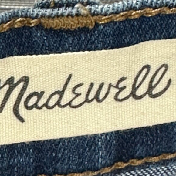Madewell Jeans Womens 26 Roadtripper Blue Cotton Stretch Pockets Medium Wash - Picture 8 of 10